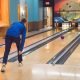 bowling ball different throws